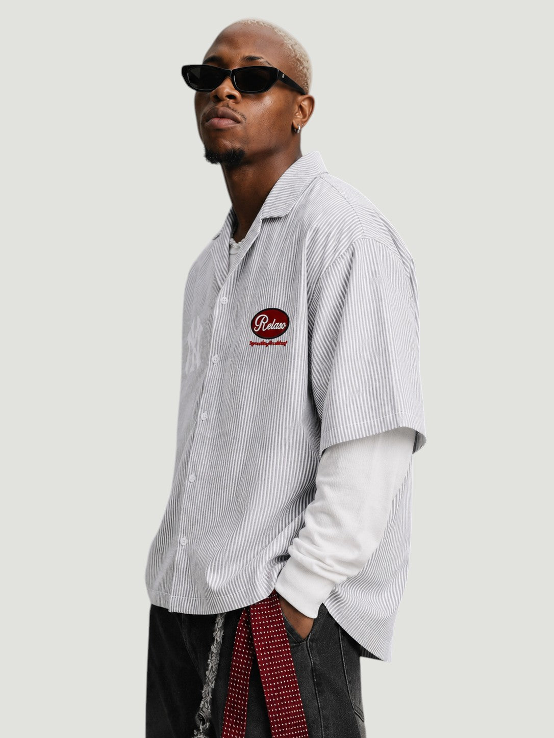 Camicia Maniche Lunghe Vintage New York Yankees