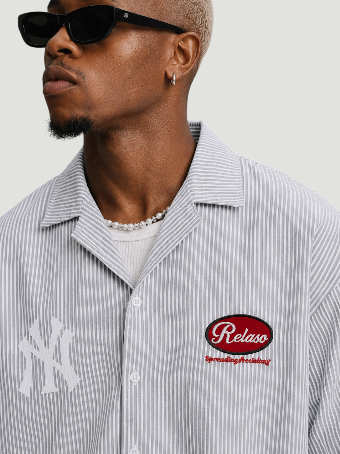 Camicia Maniche Lunghe Vintage New York Yankees