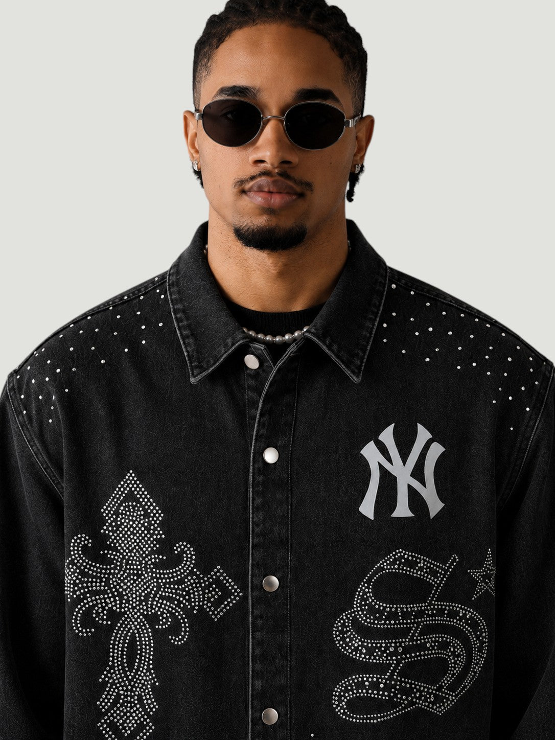Giacca Camicia Vintage New York Yankees
