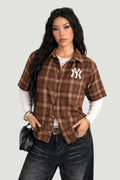 Camicia Maniche Lunghe Vintage New York Yankees