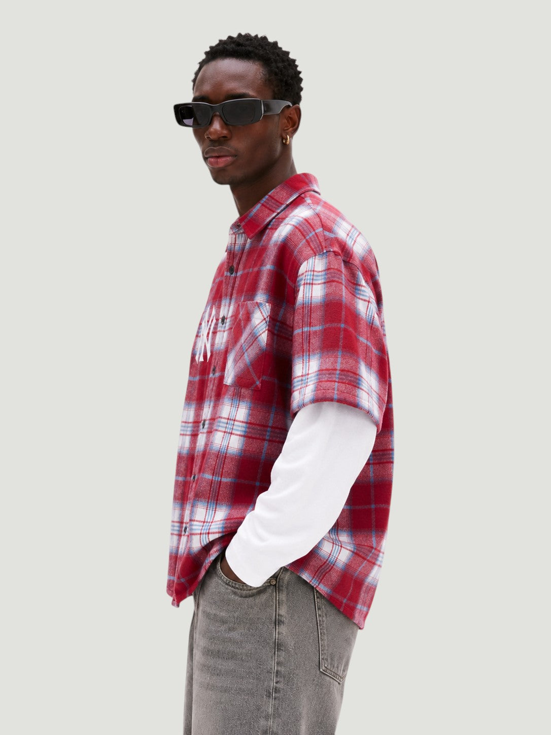 Camicia Maniche Lunghe Vintage New York Yankees
