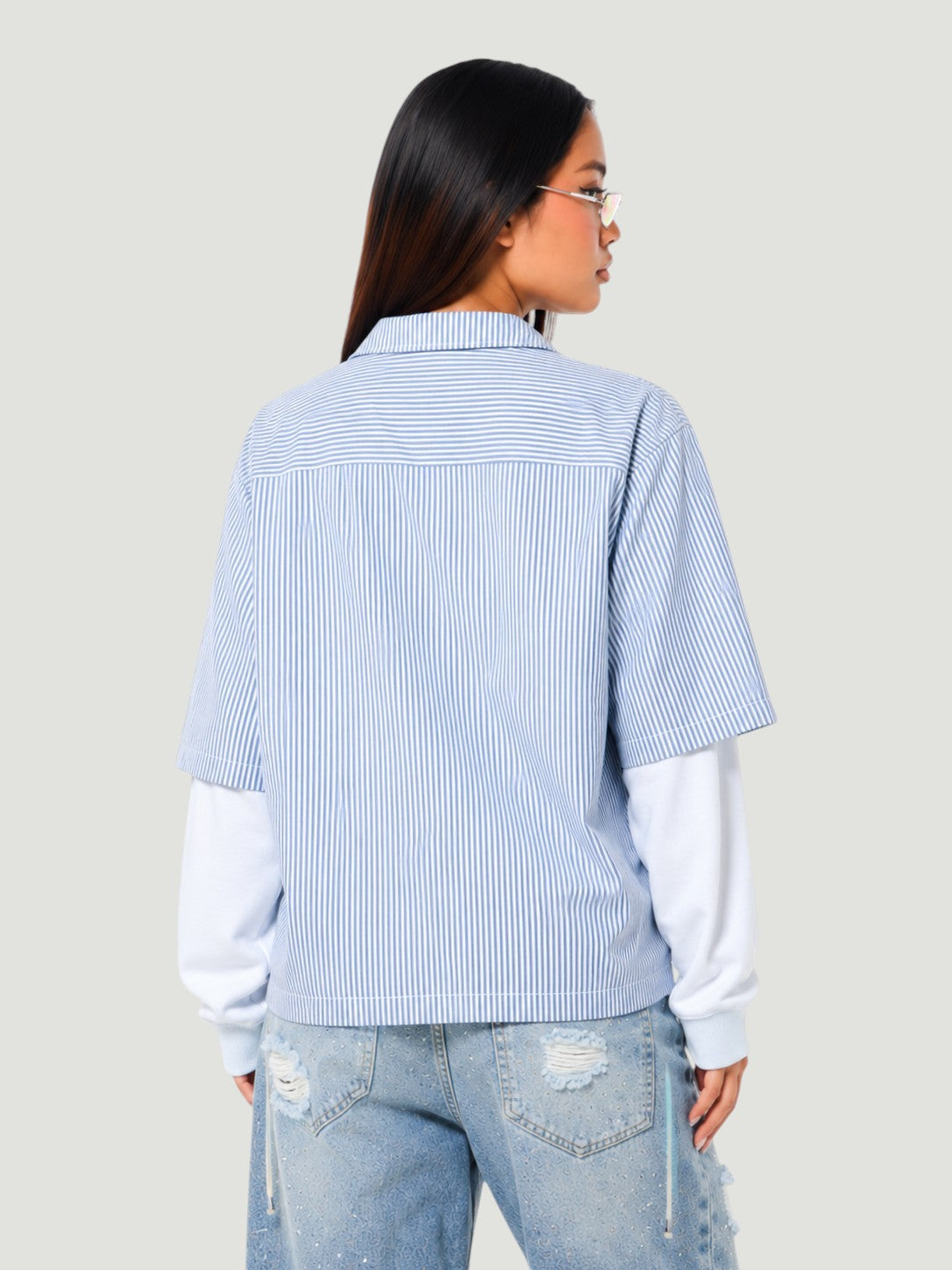 Camicia Maniche Lunghe Vintage New York Yankees