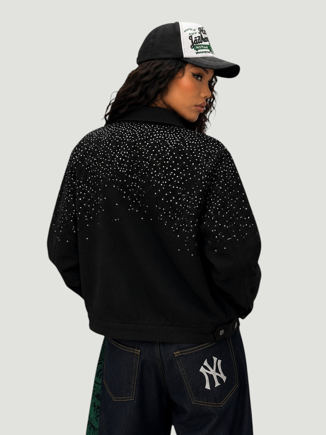Giacca Zip Vintage New York Yankee