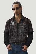 Camicia Maniche Lunghe Vintage New York Yankees