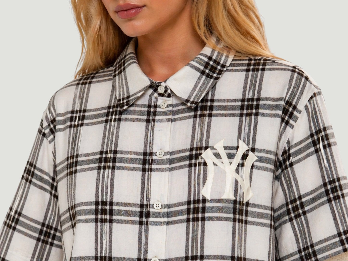 Camicia Maniche Lunghe Vintage New York Yankees