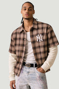 Camicia Maniche Lunghe Vintage New York Yankees